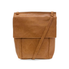 Joy Accessories Vegan Leather Front Flap Crossbody Bag