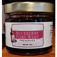 Blueberry Port Wine Preserves 2 oz. Jar