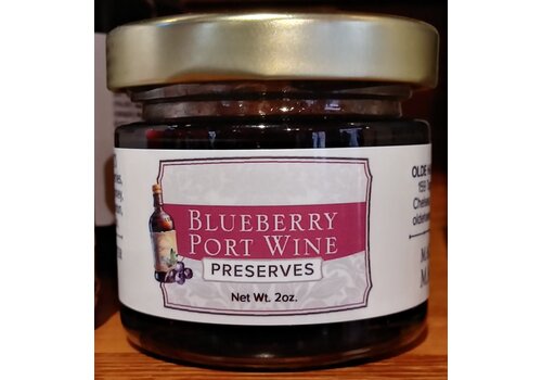 Olde Haven Farm Blueberry Port Wine Preserves 2 oz. Jar 