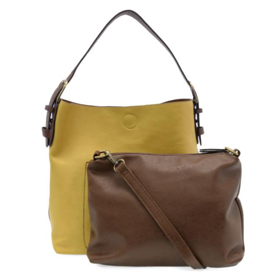 Vegan Leather Hobo Handbag