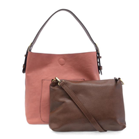Vegan Leather Hobo Handbag