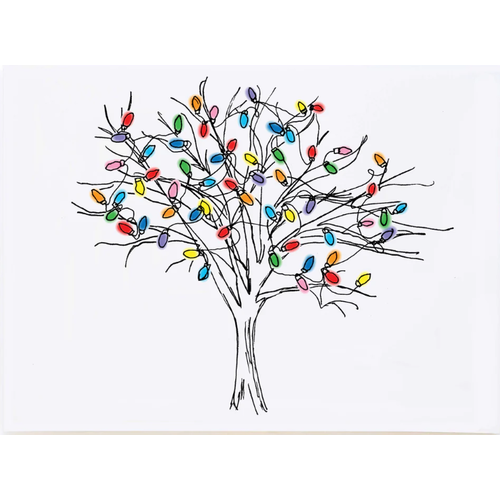  Molly O Bulb Tree Boxed Cards 