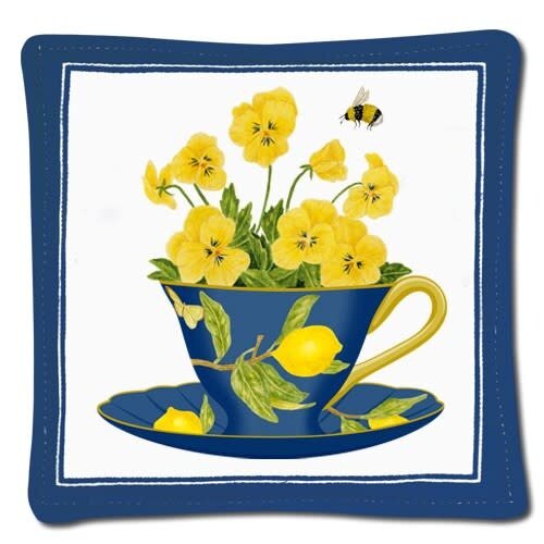  Alice's Cottage Spiced Mug Mat Lemon Teacup 