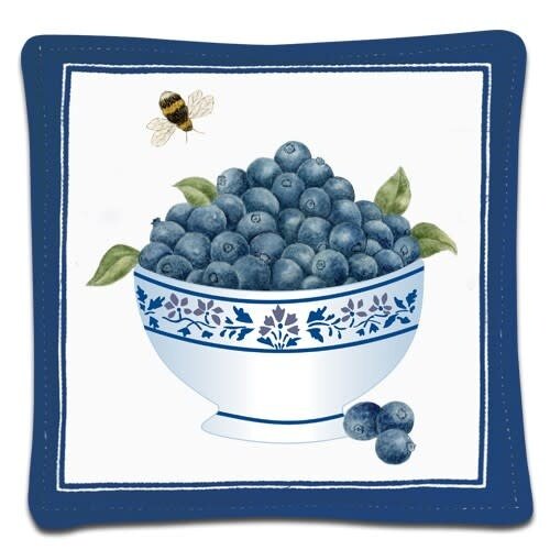  Alice's Cottage Spiced Mug Mat Blueberry Bowl 