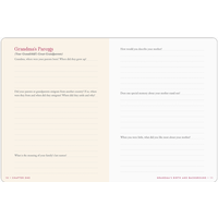 Grandma's Story Keepsake Memory Journal
