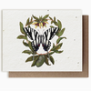 Small Victories Plantable Herbs Card - Zebra Swallowtail