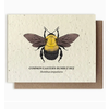 Small Victories Plantable Wildflower Seed Card - Bumble Bee