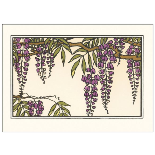  Sugarhouse Greetings Wisteria Blank Card 