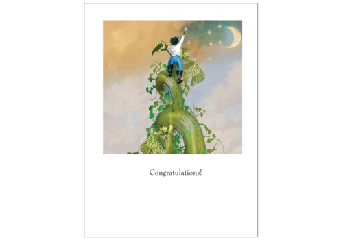  Sugarhouse Greetings Beanstalk Congrats Card 