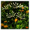 Will's Company LED Solar Dandelion Stakes - Set of 2