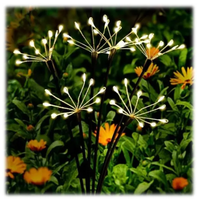 LED Solar Dandelion Stakes - Set of 2