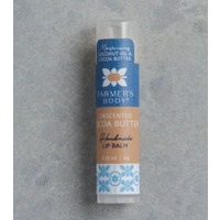 Cocoa Butter Unscented Vegan Lip Balm