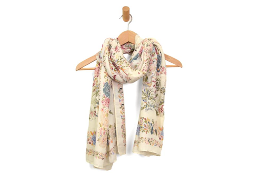  Joy Accessories Birds & Flowers Scarf Multi 