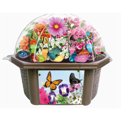  Silver Circle Products Bountiful Butterfly Garden Biosphere 