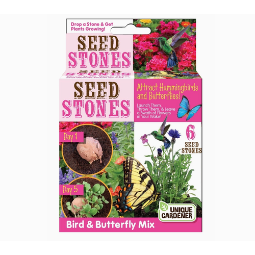  Silver Circle Products Bird & Butterfly Seed Stones 