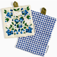 Blueberry Field Pot Holder Set