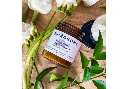  quiñohome Blooming Greenhouse Soy Candle 7 oz. Jar 