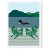Molly O Loon with Chairs Card