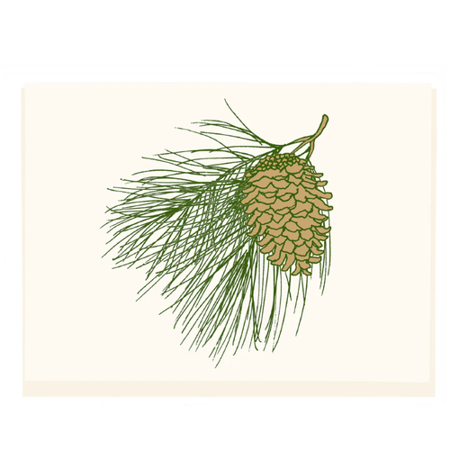  Molly O Acorn Pine Branch Card 