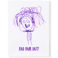Bad Hair Day Card