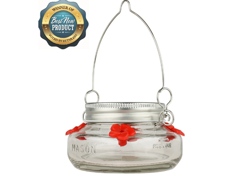  Bradley Caldwell, Inc Mason Jar Hummingbird Feeder 