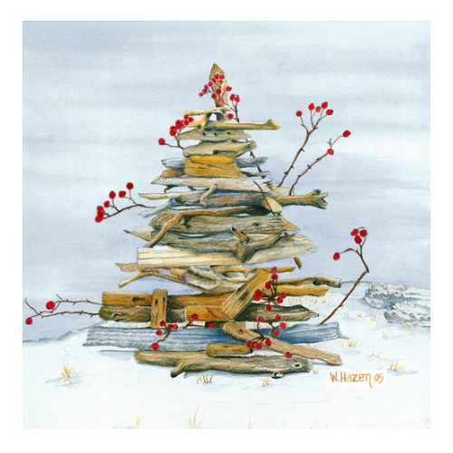  Wendy Hazen Gift Card Driftwood Tree 