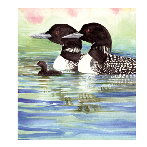  Wendy Hazen Gift Card Loon Family 