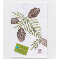 Flour Sack Towel Pine & Cone