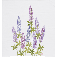 Flour Sack Towel Lupine