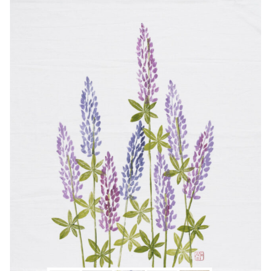 Flour Sack Towel Lupine