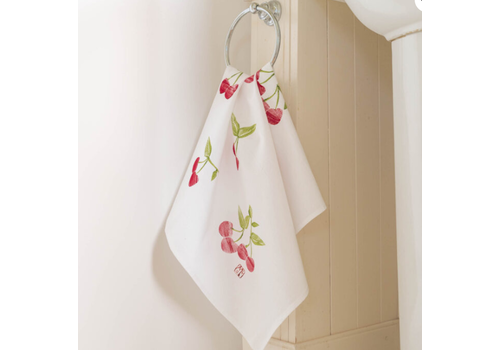  Pretty Flours Flour Sack Towel Cherries 