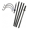 3 Arm Bird Feeder Pole Set with Twist In Socket