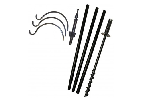  3 Arm Bird Feeder Pole Set with Twist In Socket 