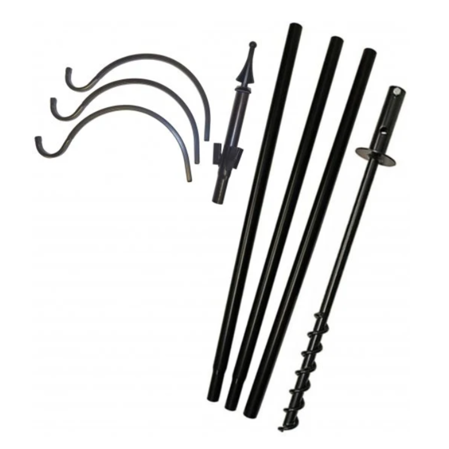 3 Arm Bird Feeder Pole Set with Twist In Socket