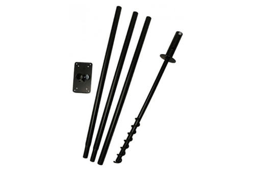  5 Piece Pole Set with Twist In Ground Socket 