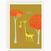 Biely & Shoaf Giraffes New Baby Card