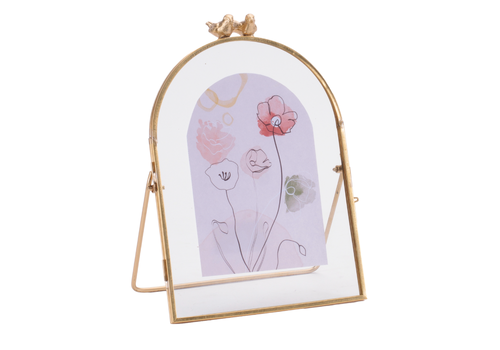  Melrose International, LLC Frame with Art Copper/Iron/Glass 