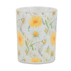 Melrose International, LLC Yellow & White Flowers Candle Holder