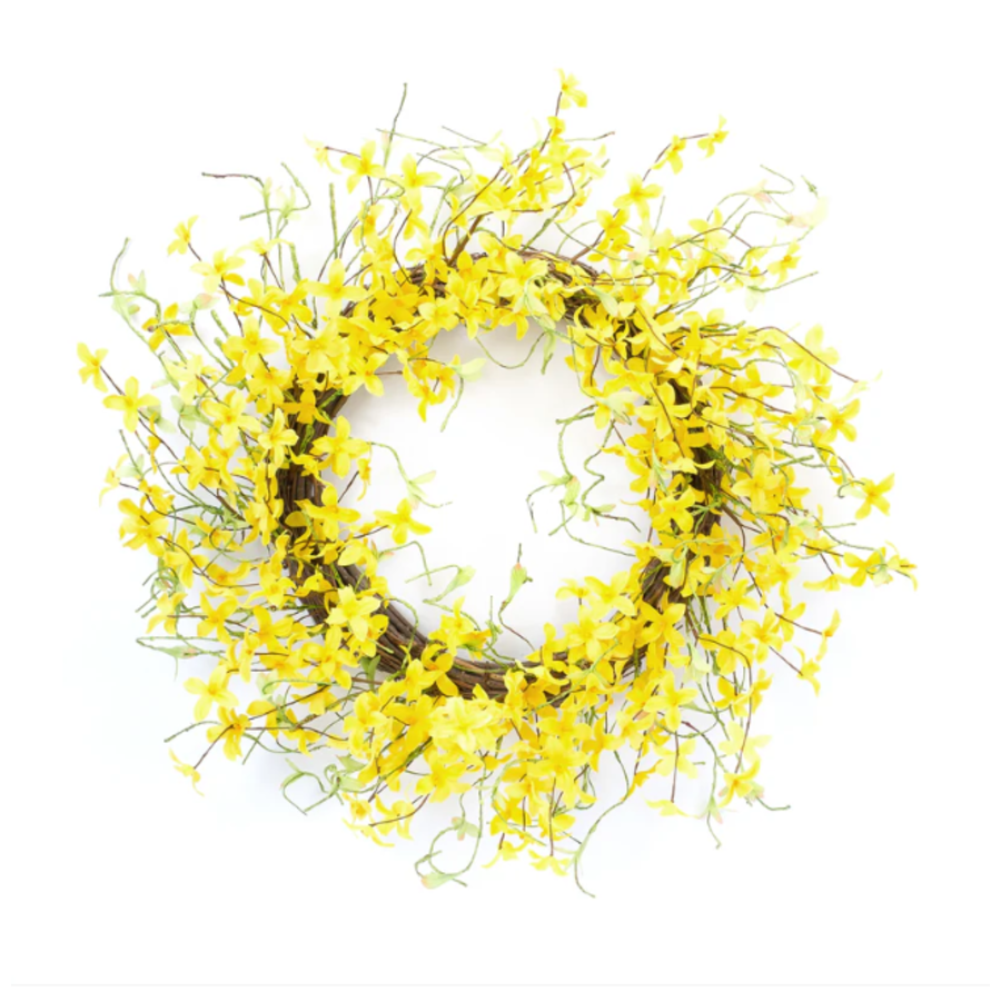 Forsythia Wreath 21.75"