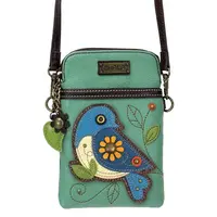Cell Phone Crossbody Bluebird