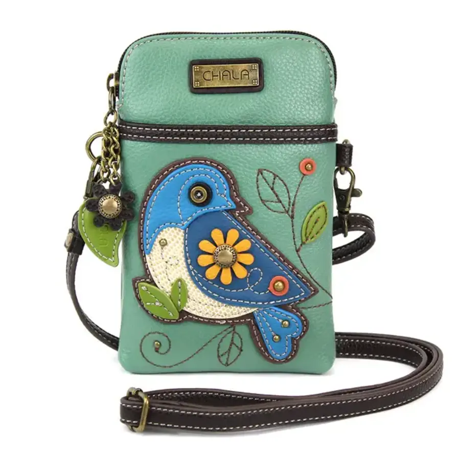 Cell Phone Crossbody Bluebird