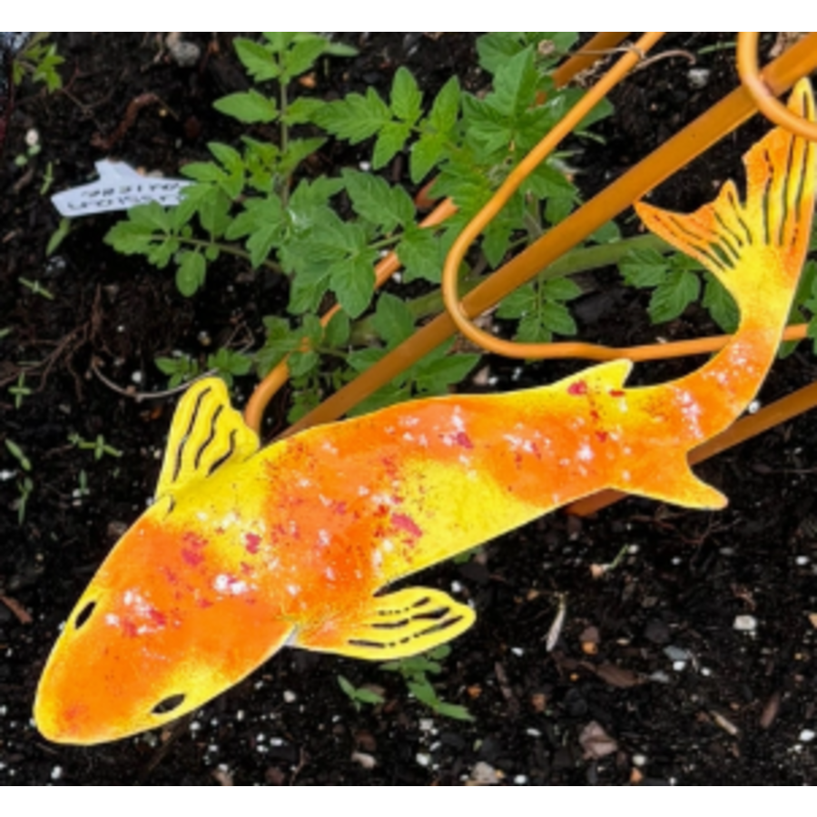 Enamel Koi on Stake