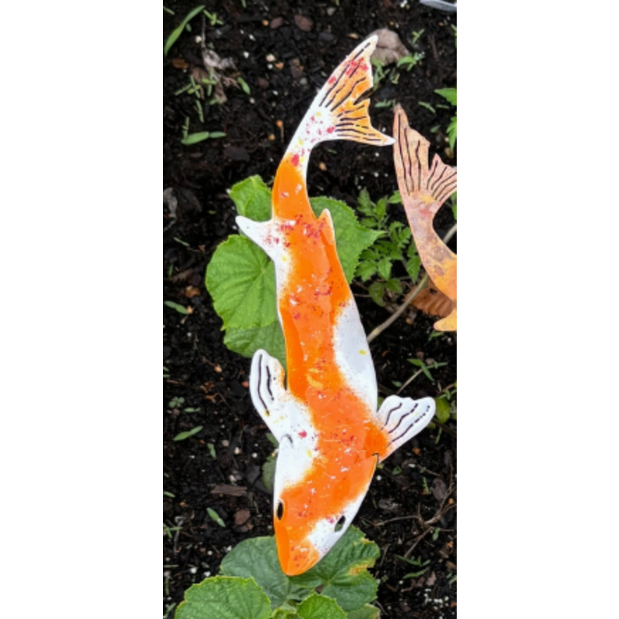 Enamel Koi on Stake