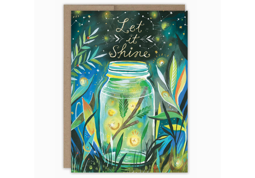  Biely & Shoaf Firefly Jar Birthday Card 