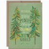 Biely & Shoaf Between Two Pines Blank Card