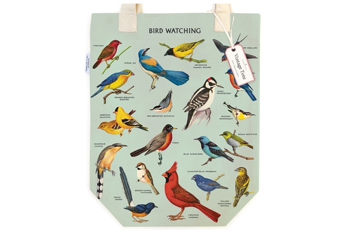 Cavallini Papers & Co Bird Watching Tote Bag 