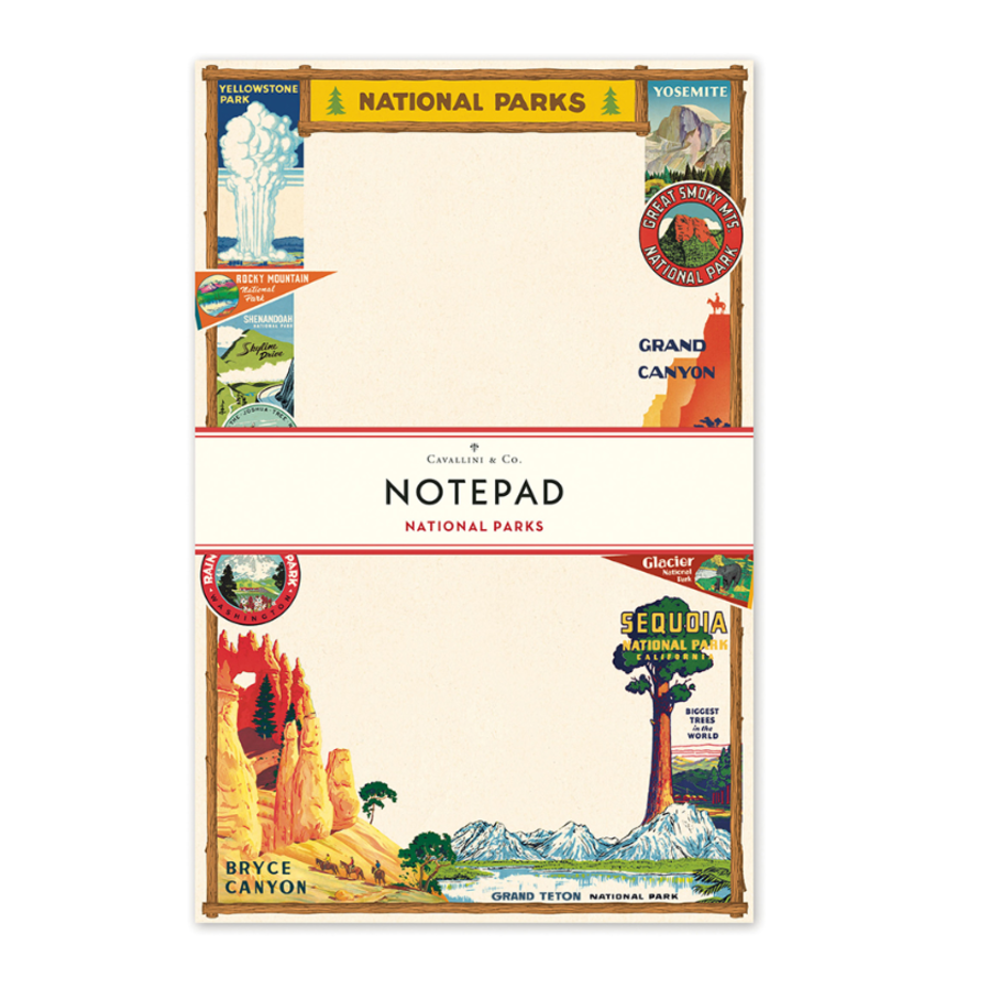 National Parks Notepad