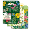 Cavallini Papers & Co Wild Flowers 3 Mini Notebooks