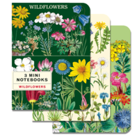 Wild Flowers 3 Mini Notebooks