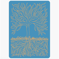 Shine Tree Blank Card